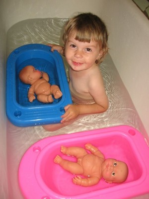 куклы пупсы Огонек Карапуз в ванночке Арт.: С-724