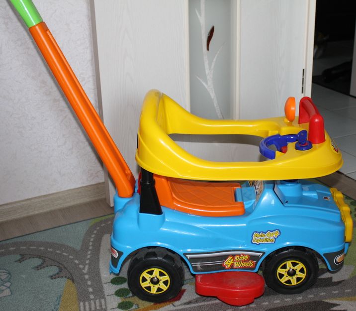 Каталка Джип Викинг многофункциональный голубой