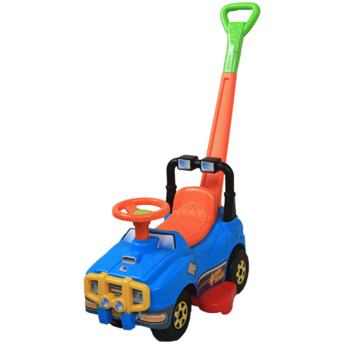 Машина каталка джип с ручкой