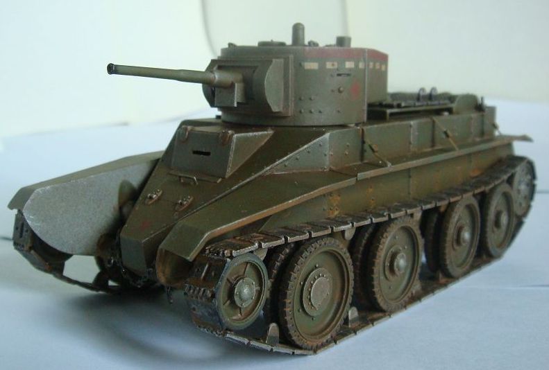 Модели танков для склеивания. Танк БТ-5. 3507