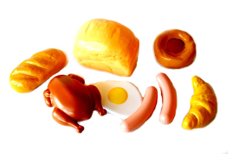 продукты для игры в магазин из пластмассы