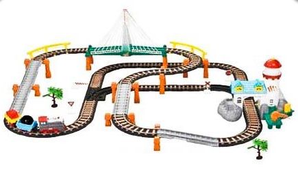 Игрушка железная дорога с мостом Игрушка железная дорога с мостом