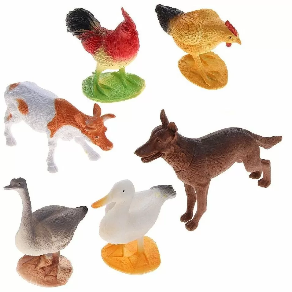 фигурки shantou gepai farm animal a163. набор фигурок животных. конструктор ecoiffier abrick classic 7790 домашние животные. фигурки животных. игрушки животные.