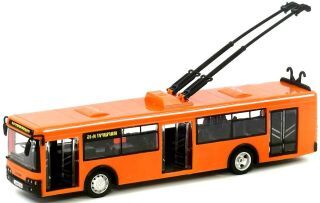 Предлагаем Вам заказать оранжевый троллейбус