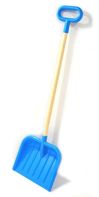 Набор 4 шт. детских больших снеговых лопат с деревянной ручкой - 85 см