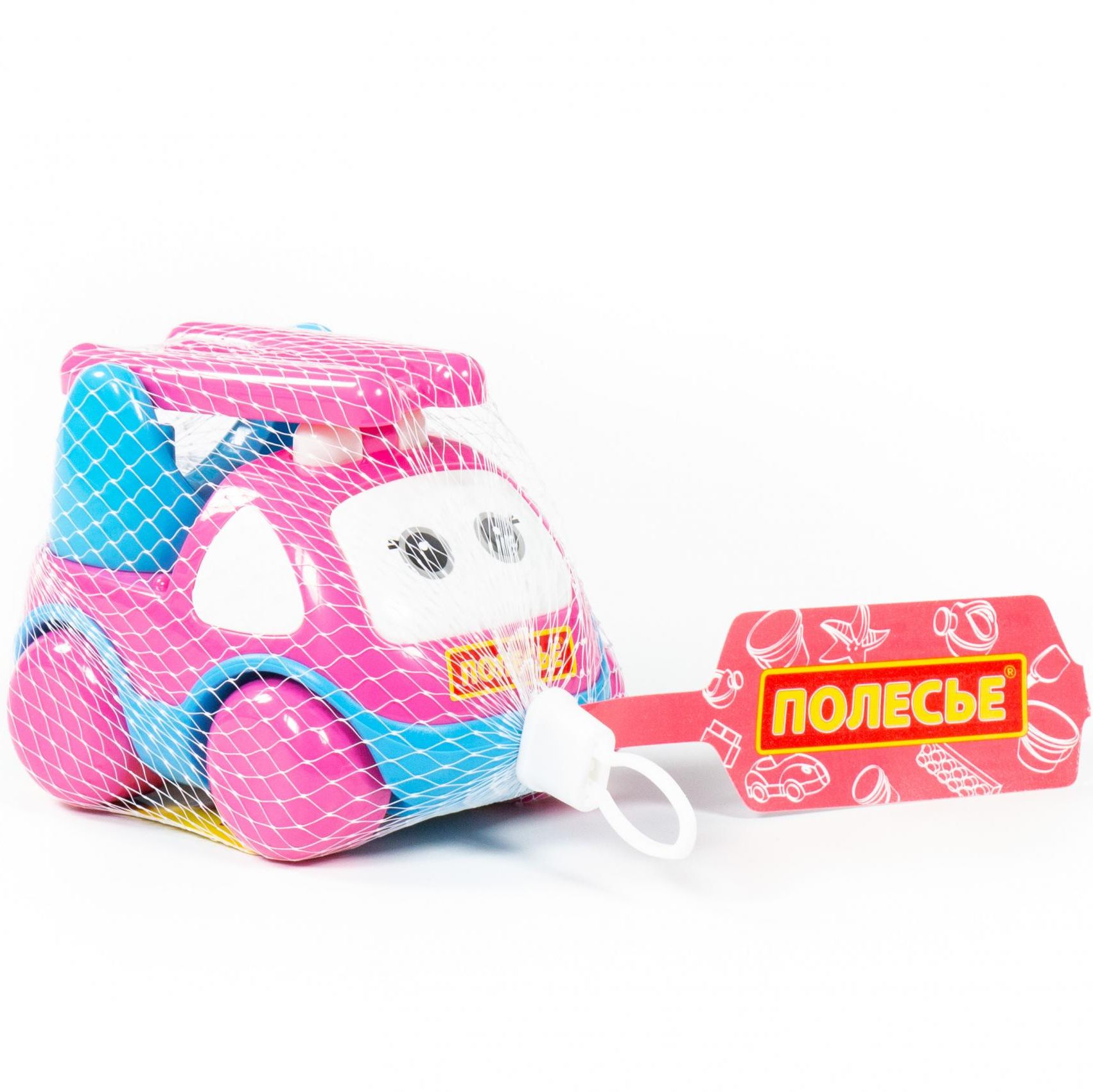 Игрушечная машинка с лестницей "Би-Би-Знайка Соня" №2 (в сеточке)