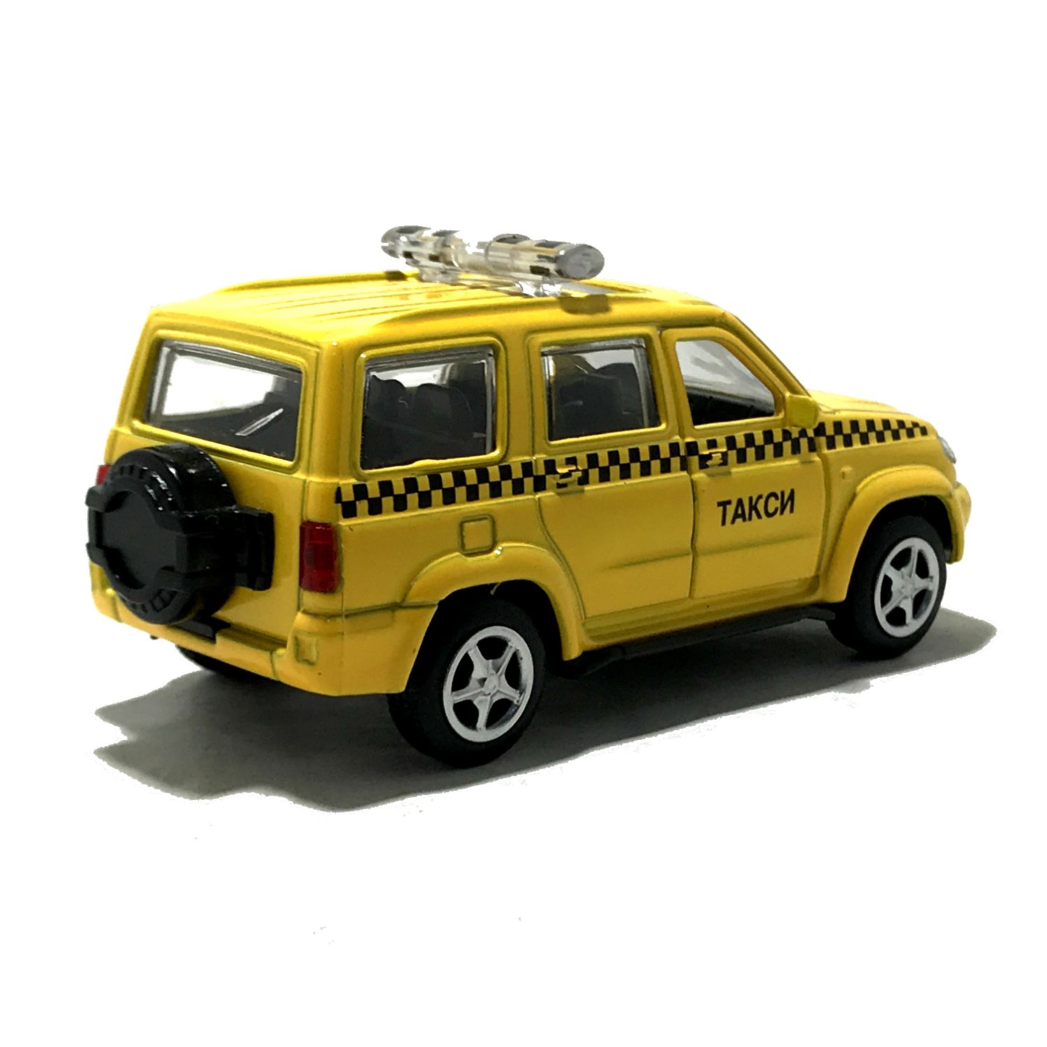 Игрушечная машинка UAZ Patriot такси 9,6 см Игрушечная машинка UAZ Patriot такси 9,6 см