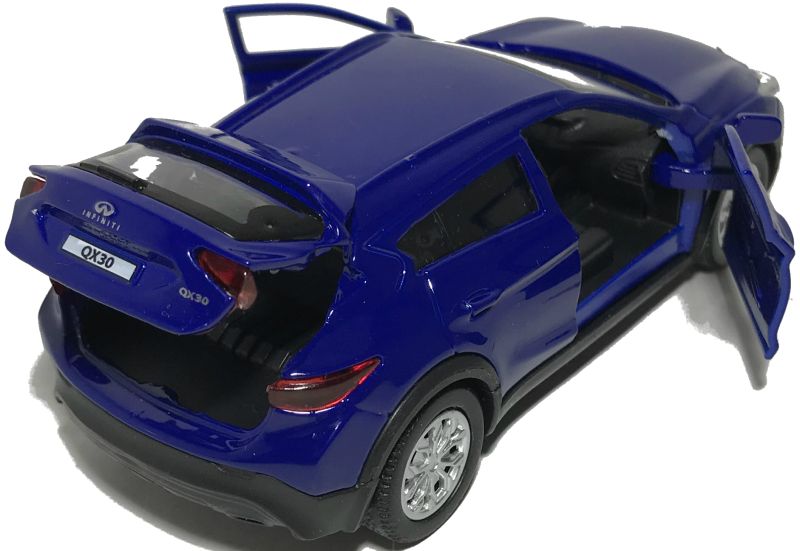 Игрушечная машинка Infiniti QX30 синяя Игрушечная машинка Infiniti QX30 синяя