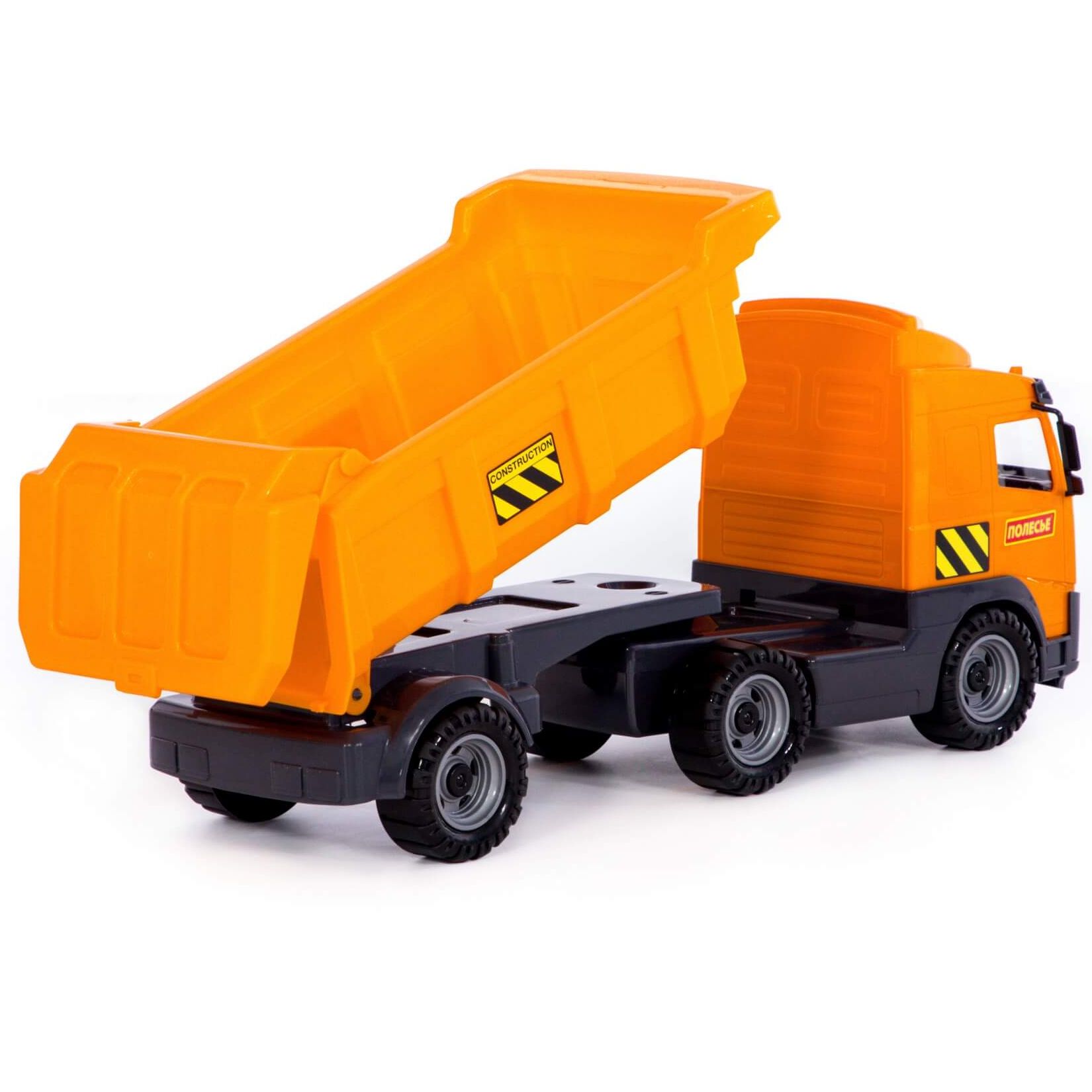 Детский автомобиль самосвал с полуприцепом