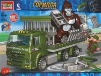 Игрушечный конструктор "Город мастеров" Камаз Вооруженные силы с гориллой 118 дет. Игрушечный конструктор "Город мастеров" Камаз Вооруженные силы с гориллой 118 дет.