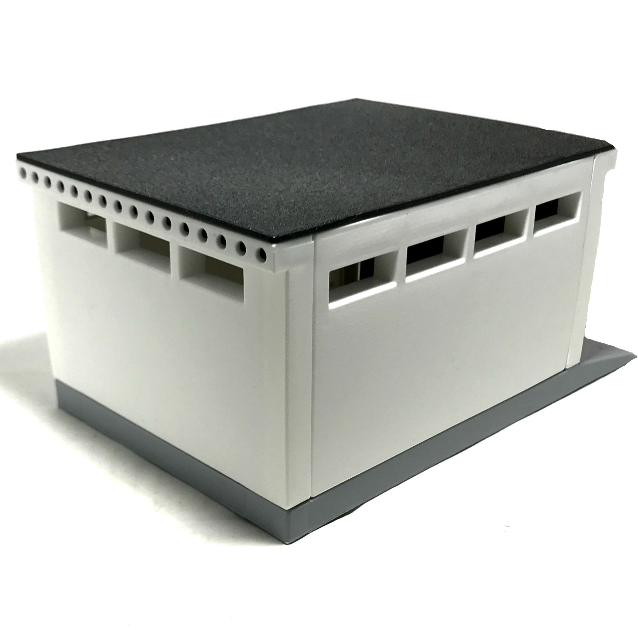 Ретро гараж на 2 машинки - металлическая машинка игрушка модель LADA 21099 бежевая