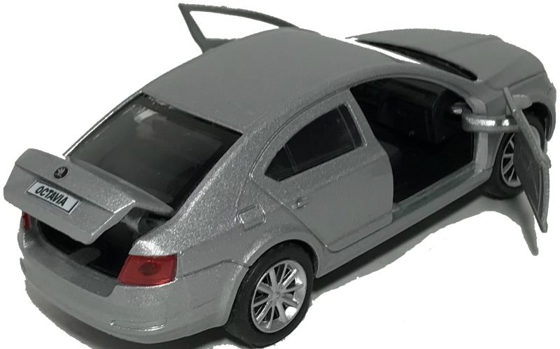 Игрушечная машинка Skoda Octavia серебристая Игрушечная машинка Skoda Octavia серебристая