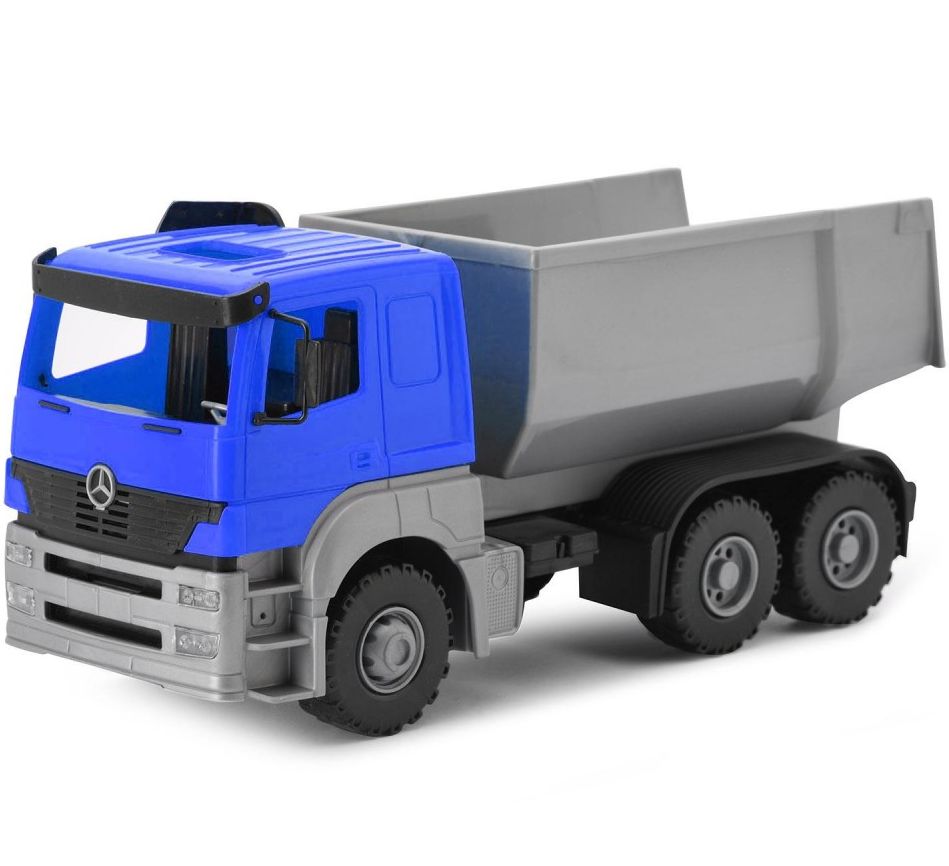Игрушечный самосвал Mercedes "Axor" синий 24,5 см