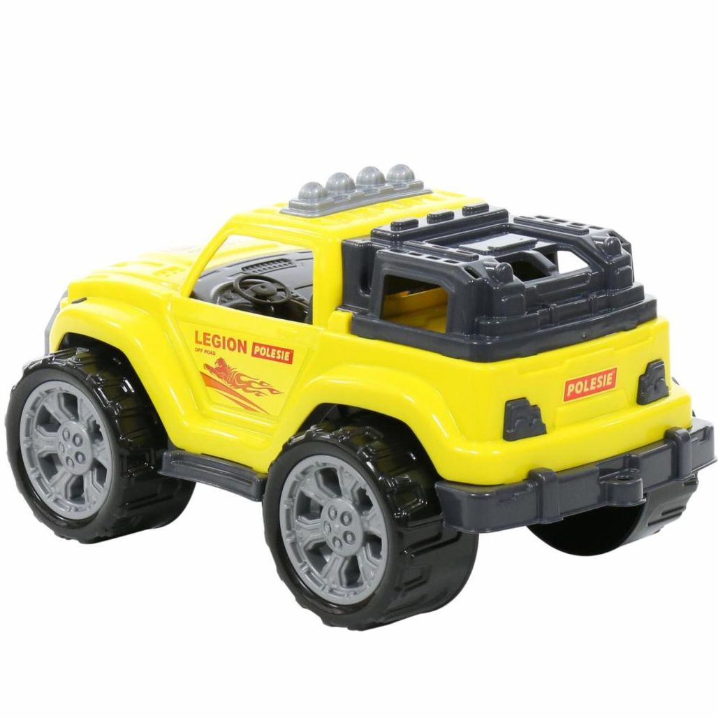 Игрушечный джип желтый 38 см