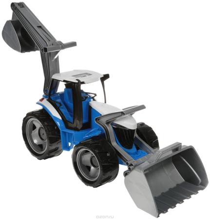 Игрушечный трактор большой 70 см синий