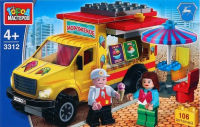 Игрушечный конструктор "Город мастеров" Газон Next Кафе на колёсах 106 дет. Игрушечный конструктор "Город мастеров" Газон Next Кафе на колёсах 106 дет.
