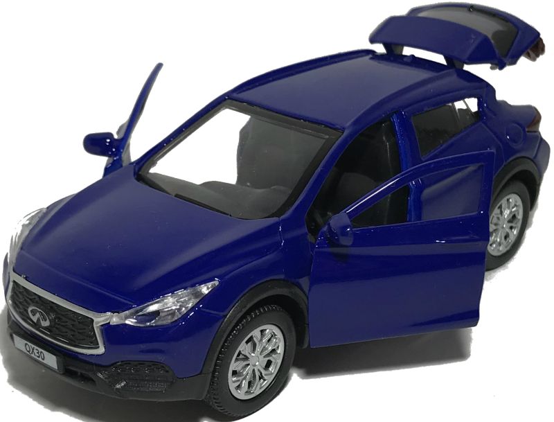 Игрушечная машинка Infiniti QX30 синяя Игрушечная машинка Infiniti QX30 синяя