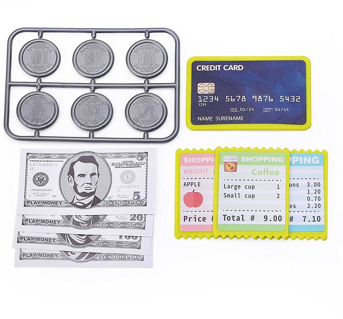 Игрушечная касса терминал со смартфоном