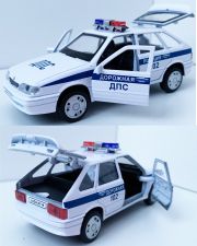 Игрушечная полицейская машинка Lada 2114 SAMARA 12 см Игрушечная полицейская машинка Lada 2114 SAMARA 12 см