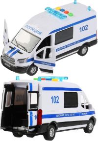 Игрушечный полицейский фургон Ford Transit - 22 см Игрушечный полицейский фургон Ford Transit - 22 см