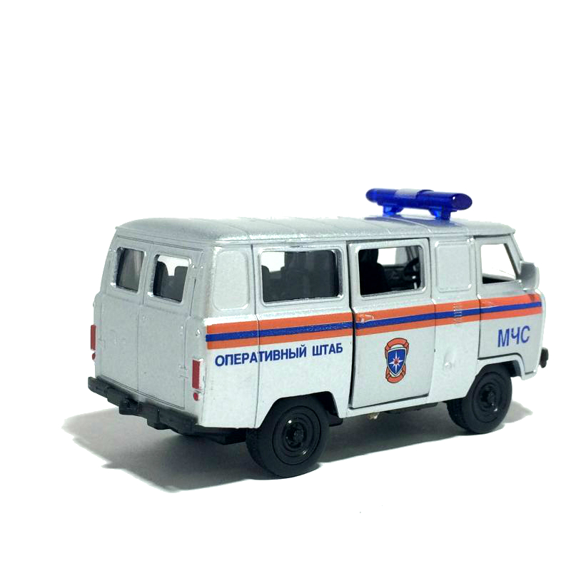 Игрушечная машинка УАЗ буханка мчс 8,5 см