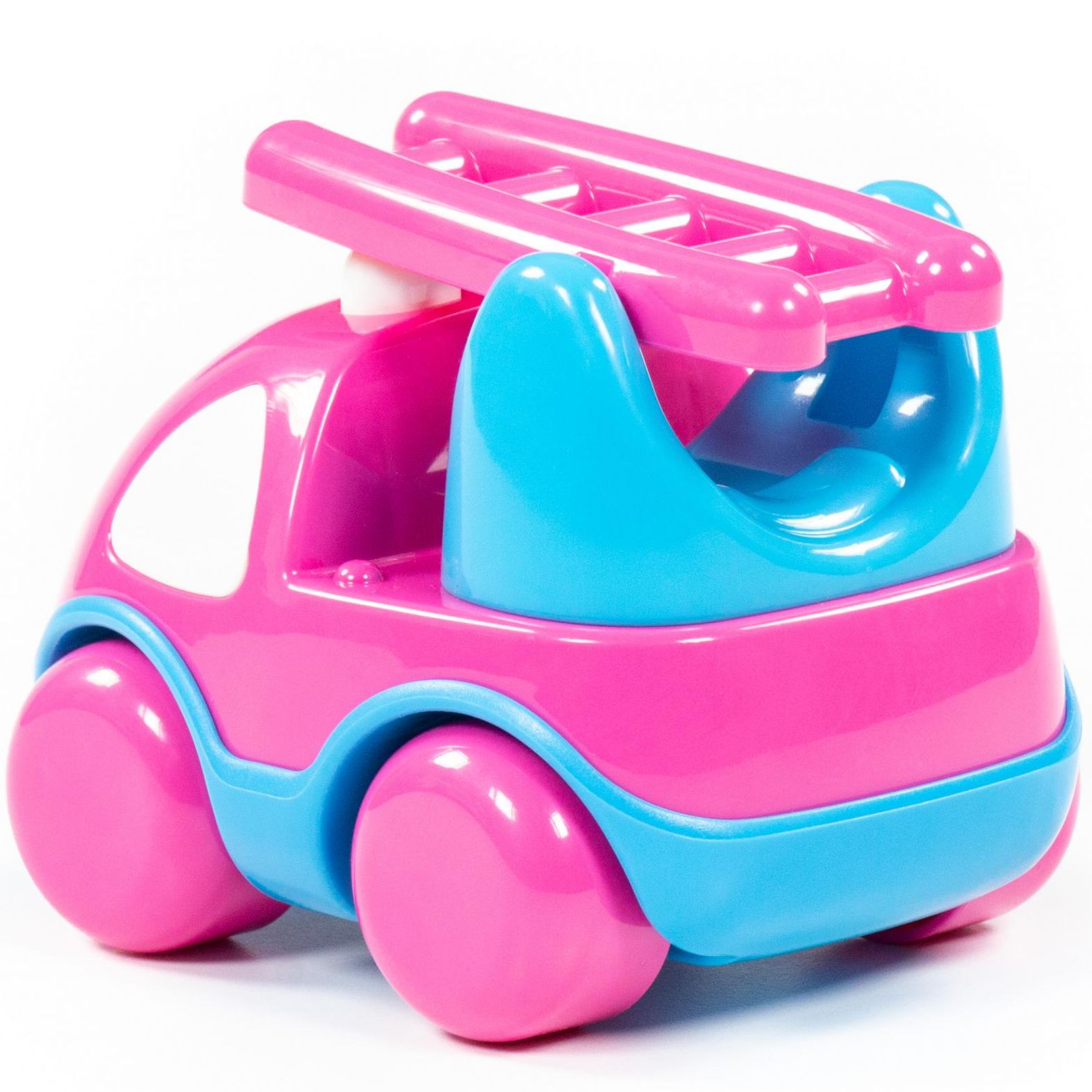 Игрушечная машинка с лестницей "Би-Би-Знайка Соня" №2 (в сеточке)