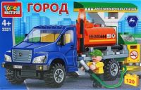 Игрушечный конструктор "Город мастеров" Газон Next Бензовоз на заправке 120 дет. Игрушечный конструктор "Город мастеров" Газон Next Бензовоз на заправке 120 дет.