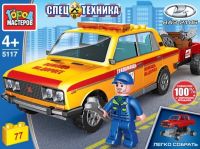 Игрушечный конструктор "Город мастеров" Lada 2106 помощь на дороге 77 дет. Игрушечный конструктор "Город мастеров" Lada 2106 помощь на дороге 77 дет.