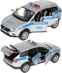 Игрушечная полицейская машинка Lada Vesta SW CROSS 18 см Игрушечная полицейская машинка Lada Vesta SW CROSS 18 см