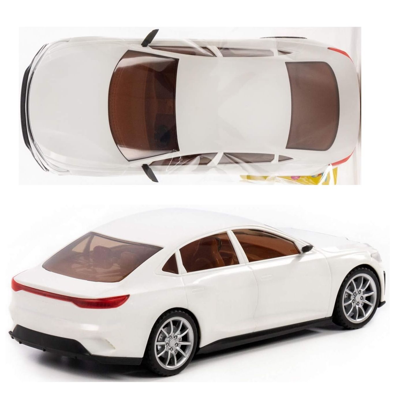 Игрушечный инерционный легковой автомобиль Полесье седан Элит-Платинум - 27,5 см белый