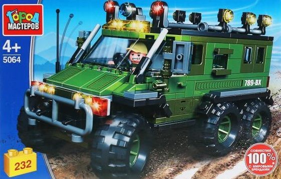 Конструктор "Город мастеров" Болотоход 232 дет.