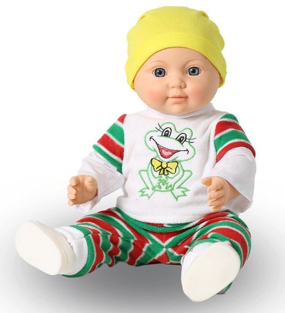 Кукла пупс мальчик в одежде в полосочку Кукла пупс мальчик в одежде в полосочку