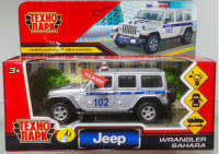 Игрушечная машинка Jeep Wrangler Полиция 12 см Игрушечная машинка Jeep Wrangler Полиция 12 см