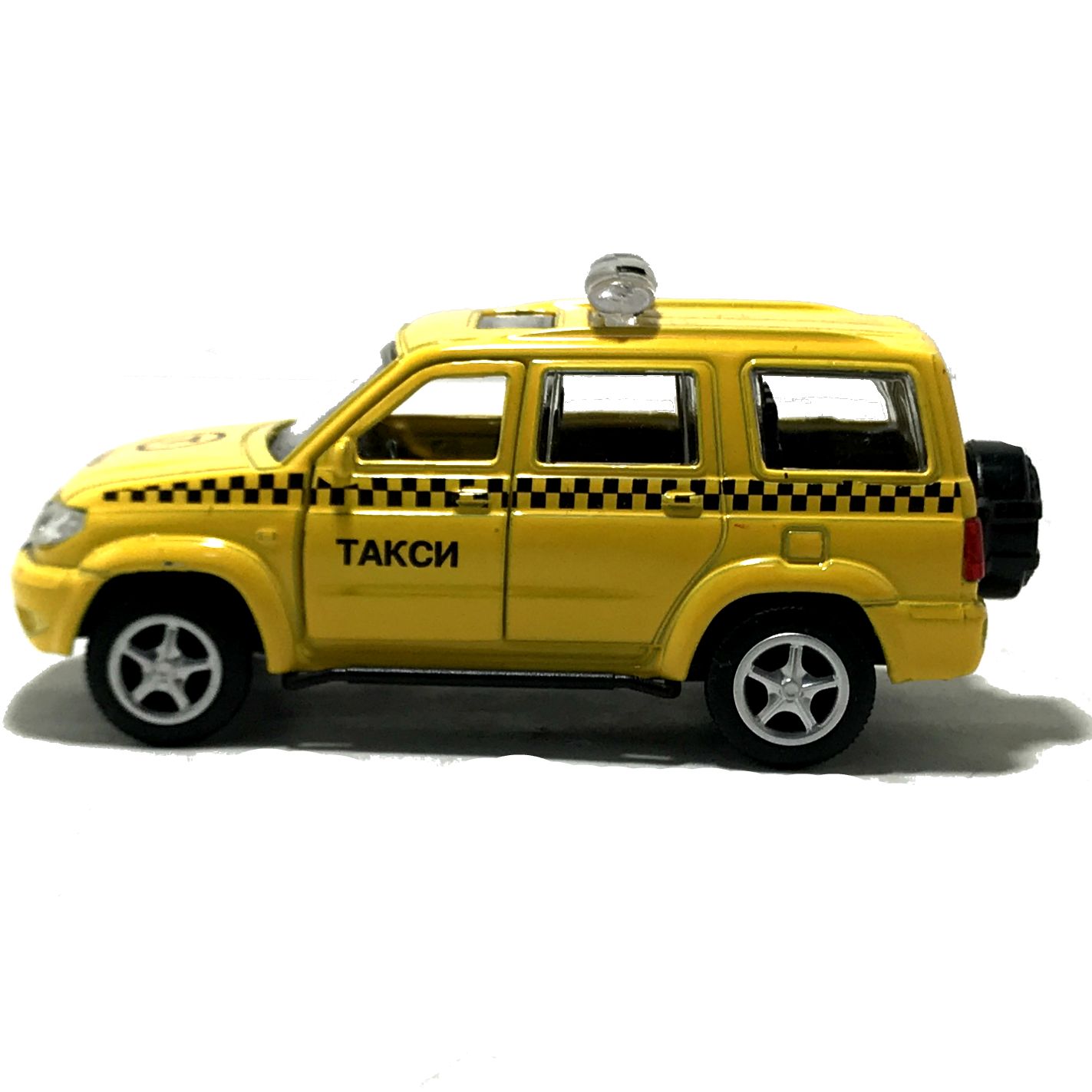 Игрушечная машинка UAZ Patriot такси 9,6 см Игрушечная машинка UAZ Patriot такси 9,6 см