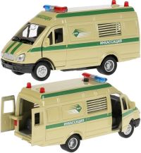 Игрушечная инкассаторская машинка Газель 2752 Соболь 13 см Игрушечная инкассаторская машинка Газель 2752 Соболь 13 см