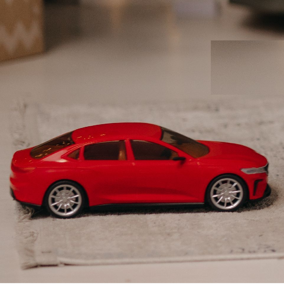 Игрушечный инерционный легковой автомобиль Полесье седан Элит-Платинум - 27,5 см красный