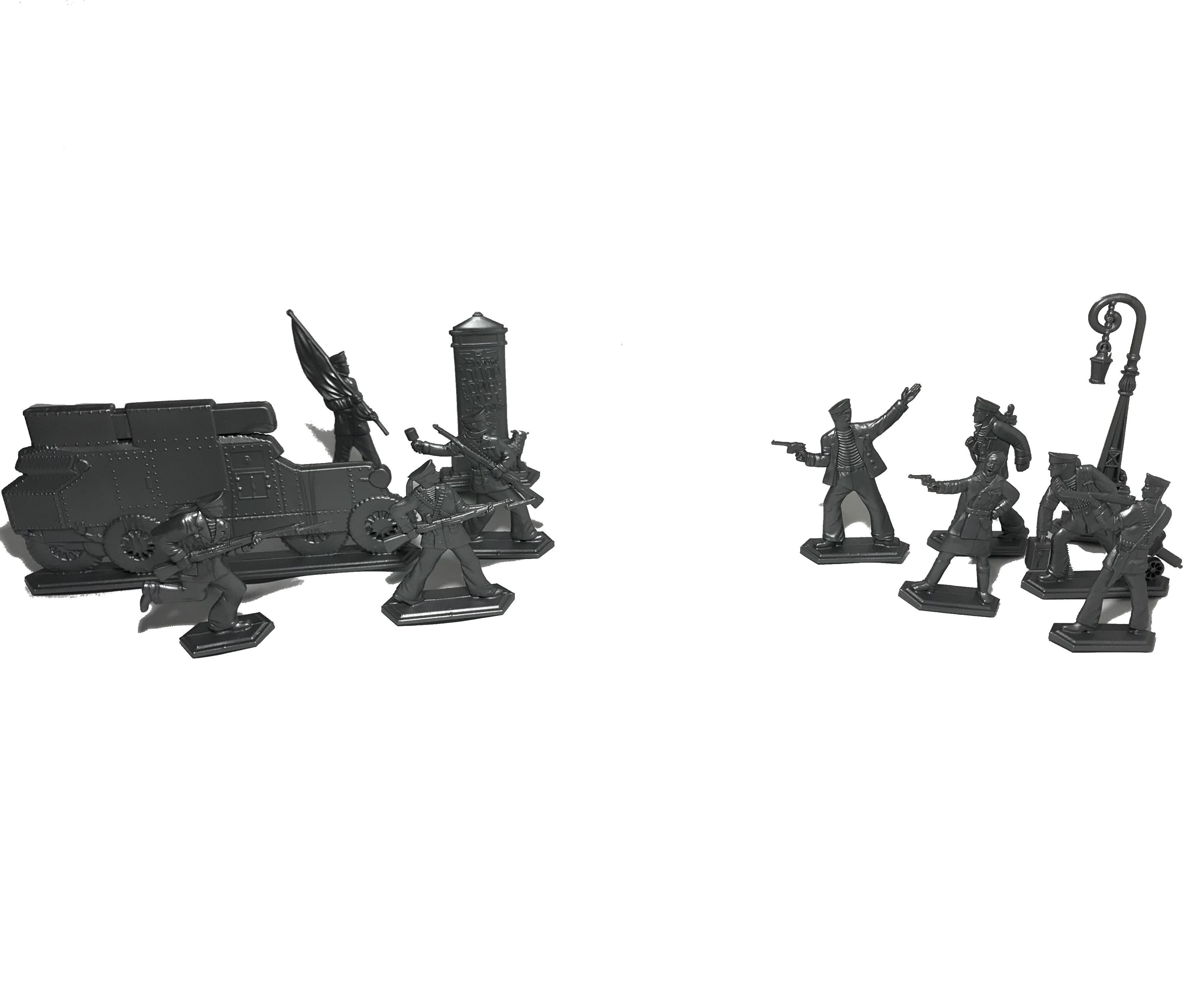 Солдатики матросы серебристые Солдатики матросы серебристые