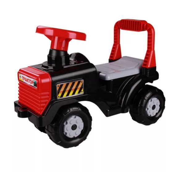 Каталка трактор Митя черный Каталка трактор Митя черный