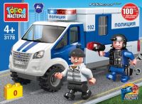 Игрушечный конструктор Полиция Газель Next Побег заключённого 87 дет. Игрушечный конструктор Полиция Газель Next Побег заключённого 87 дет.